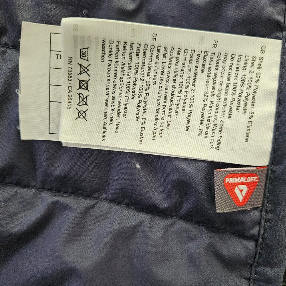 Helly Hansen Insulated Jacket Coat Two Tone Colours with Thumb Holes Size M - Picture 9 of 11